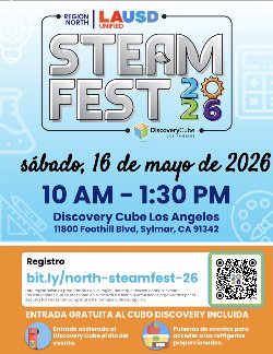 STEAM Fest Flyer - Spanish